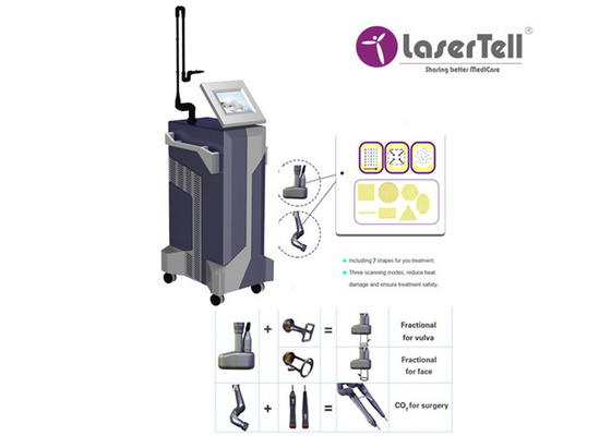 machine partielle rf approuvé par ce de CO2 de 40W Lasertell