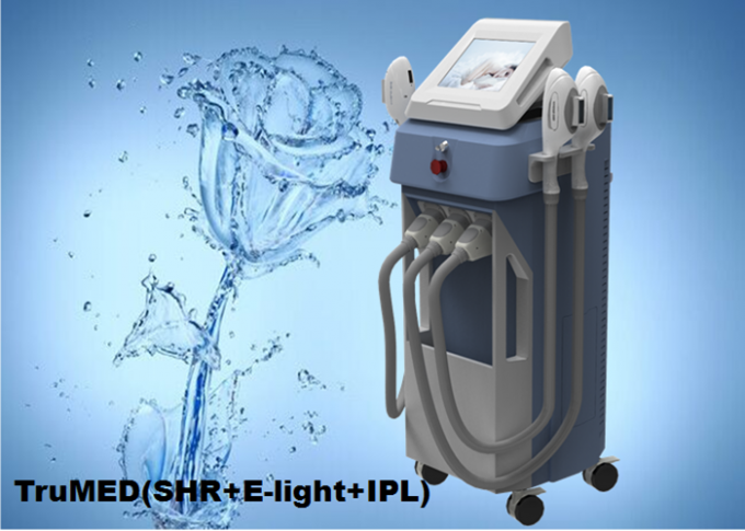 Machine indolore d'épilation du chargement initial 950nm SHR de la beauté SSR de la CE avec 3 poignées