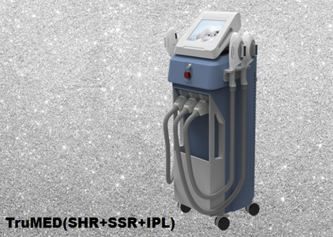 Machine verticale SHR d'épilation du chargement initial 950nm avec l'écran tactile d'affichage à cristaux liquides