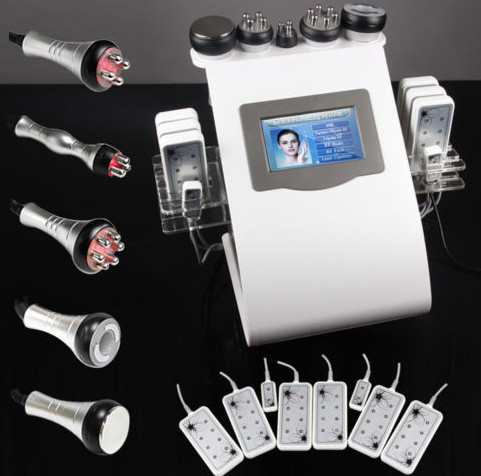 Machine multifonctionnelle Sextupole bipolaire tripolaire rf de beauté de cavitation de vide de laser de Lipo